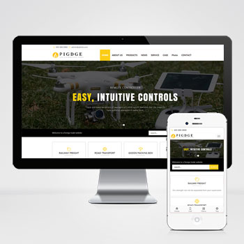 (自适应手机端)响应式五金电器出口英文外贸类网站pbootcms模板 HTML5五金电子产品外贸网站源码下载-pbk299